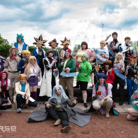 Gruppenbild Yu-Gi-Oh! Cosplaytreff Dokomi 2024
