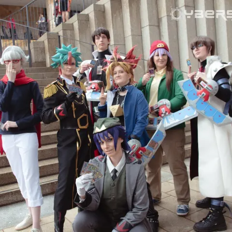 Gruppenbild Yu-Gi-Oh! Cosplaytreff Connichi 2024