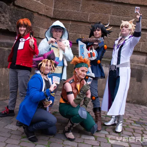 Gruppenbild Yu-Gi-Oh! Cosplaytreff AnimagiC 2025